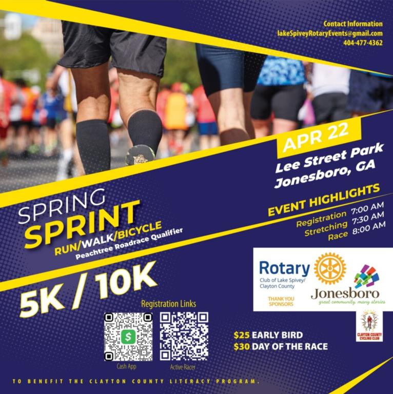 5K/10K Spring Sprint Run/Walk/Bicycle